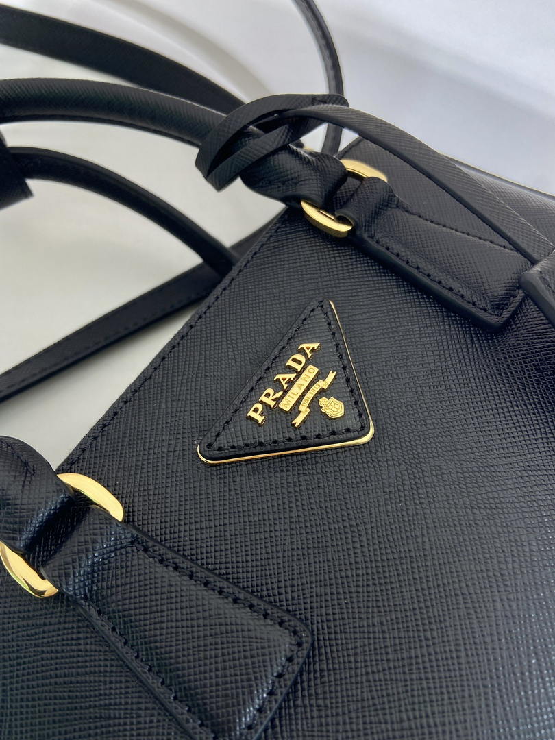 Prada Galleria mini Saffiano leather bag 1BA916 Black