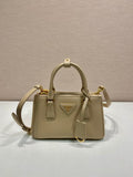Prada Galleria mini Saffiano leather bag 1BA916 apricot