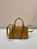 Prada Galleria mini Saffiano leather bag 1BA916 brown
