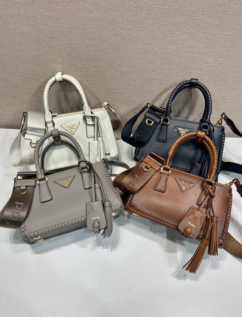 Prada Galleria mini leather bag 1BA916 Brown