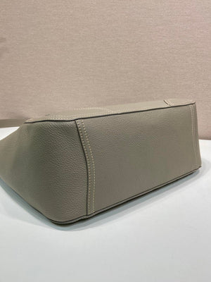 Prada Large leather tote bag 1BG602 Clay Grey - Default Title - View 7
