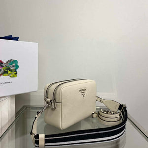 Prada Leather bag with shoulder strap 1BH082 Beige - Default Title - View 3