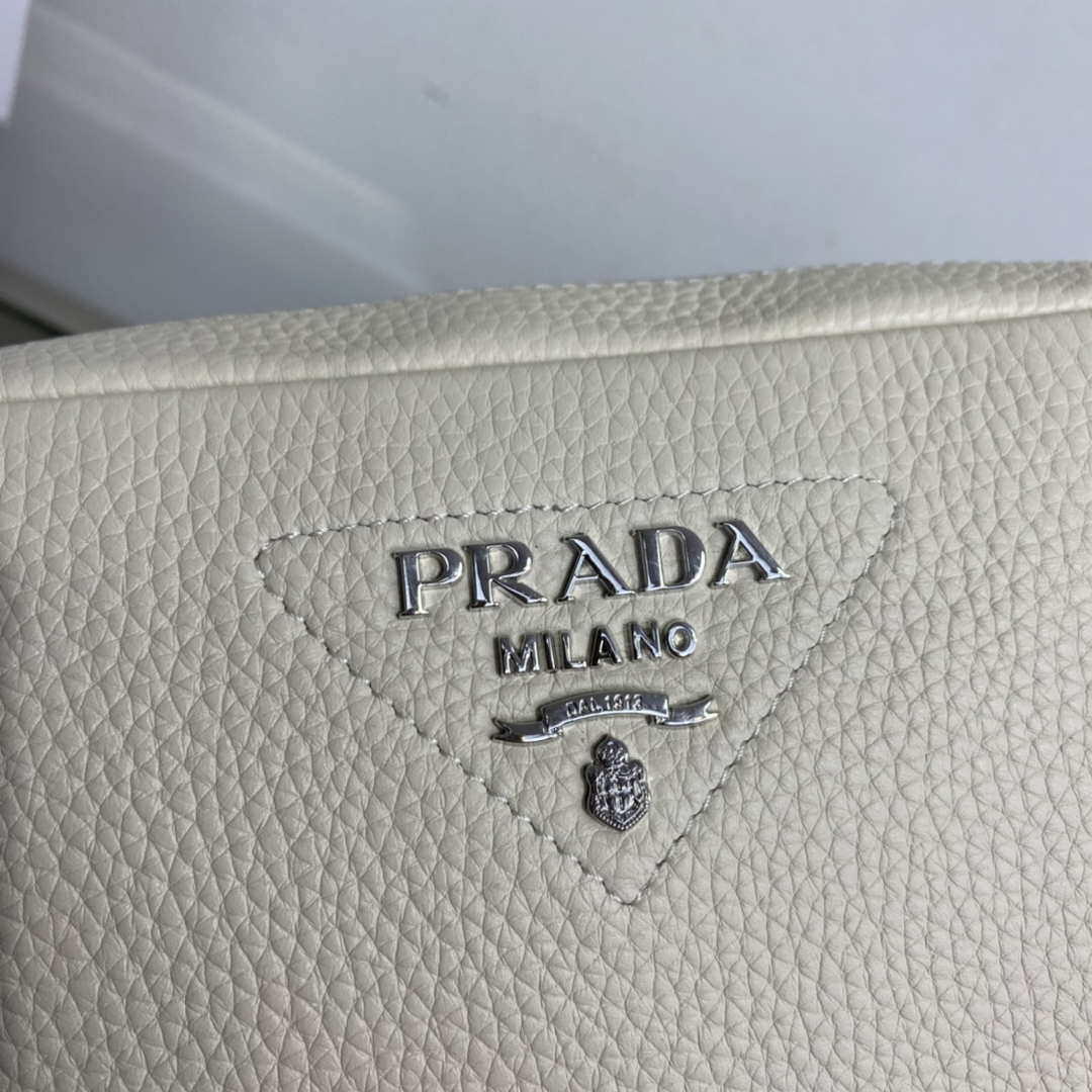 Prada Leather bag with shoulder strap 1BH082 Beige - Default Title - View 4