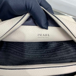 Prada Leather bag with shoulder strap 1BH082 Beige - Default Title - View 9
