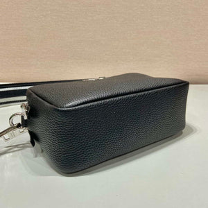 Prada Leather bag with shoulder strap 1BH082 Black - Default Title - View 6