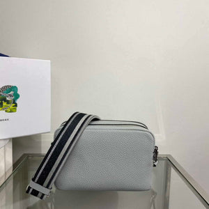 Prada Leather bag with shoulder strap 1BH082 Gray - Default Title - View 2