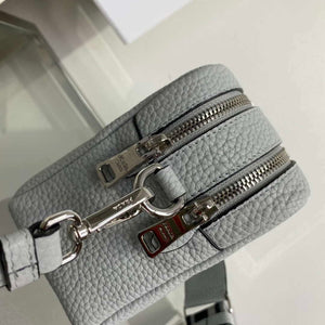 Prada Leather bag with shoulder strap 1BH082 Gray - Default Title - View 6