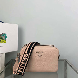 Prada Leather bag with shoulder strap 1BH082 Pink - Default Title - View 1