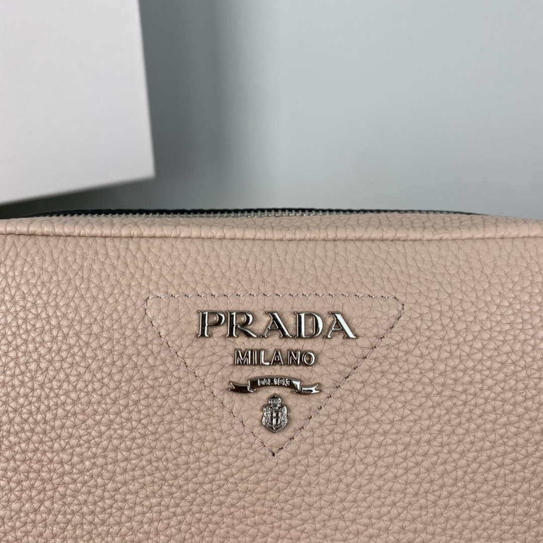 Prada Leather bag with shoulder strap 1BH082 Pink - Default Title - View 4