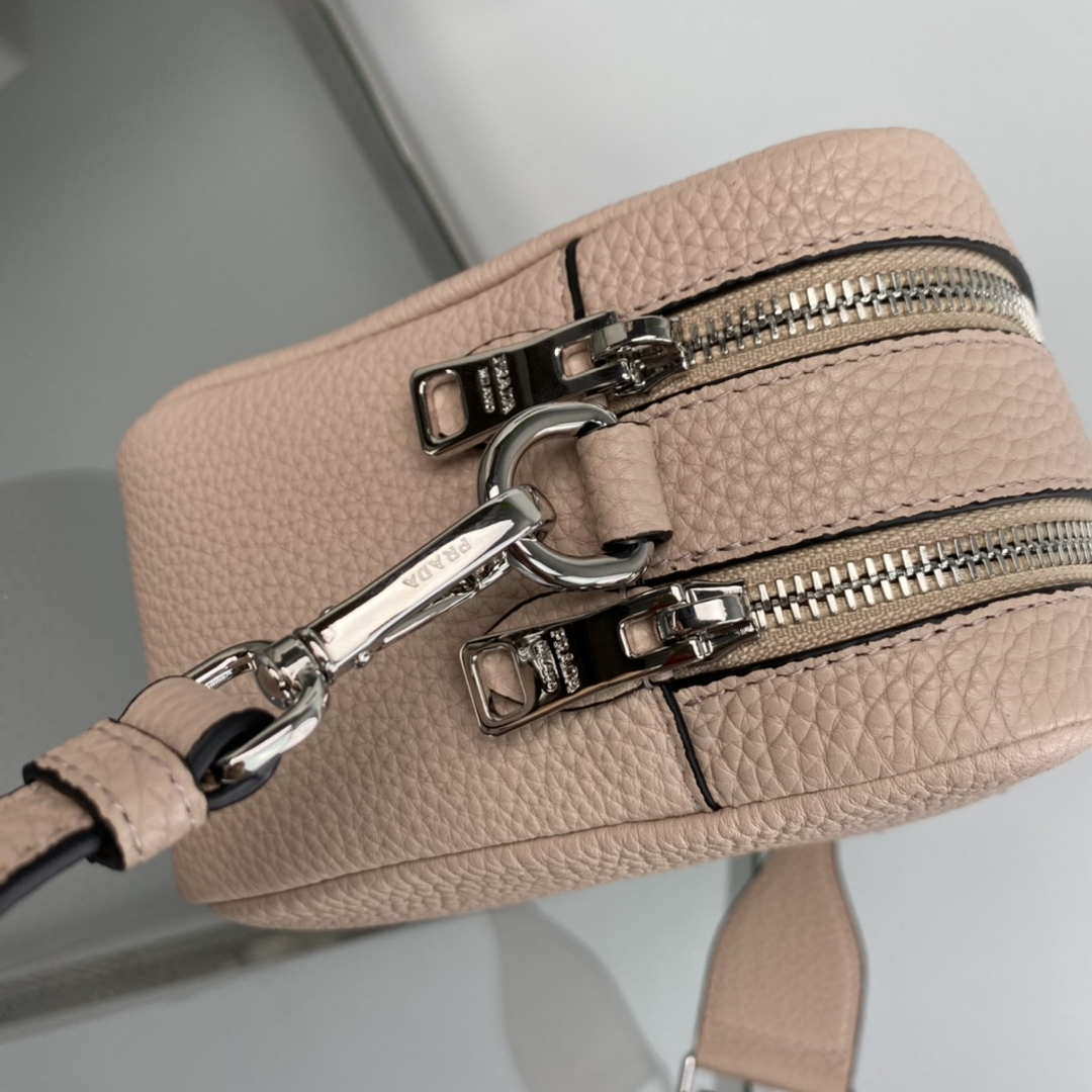 Prada Leather bag with shoulder strap 1BH082 Pink - Default Title - View 6