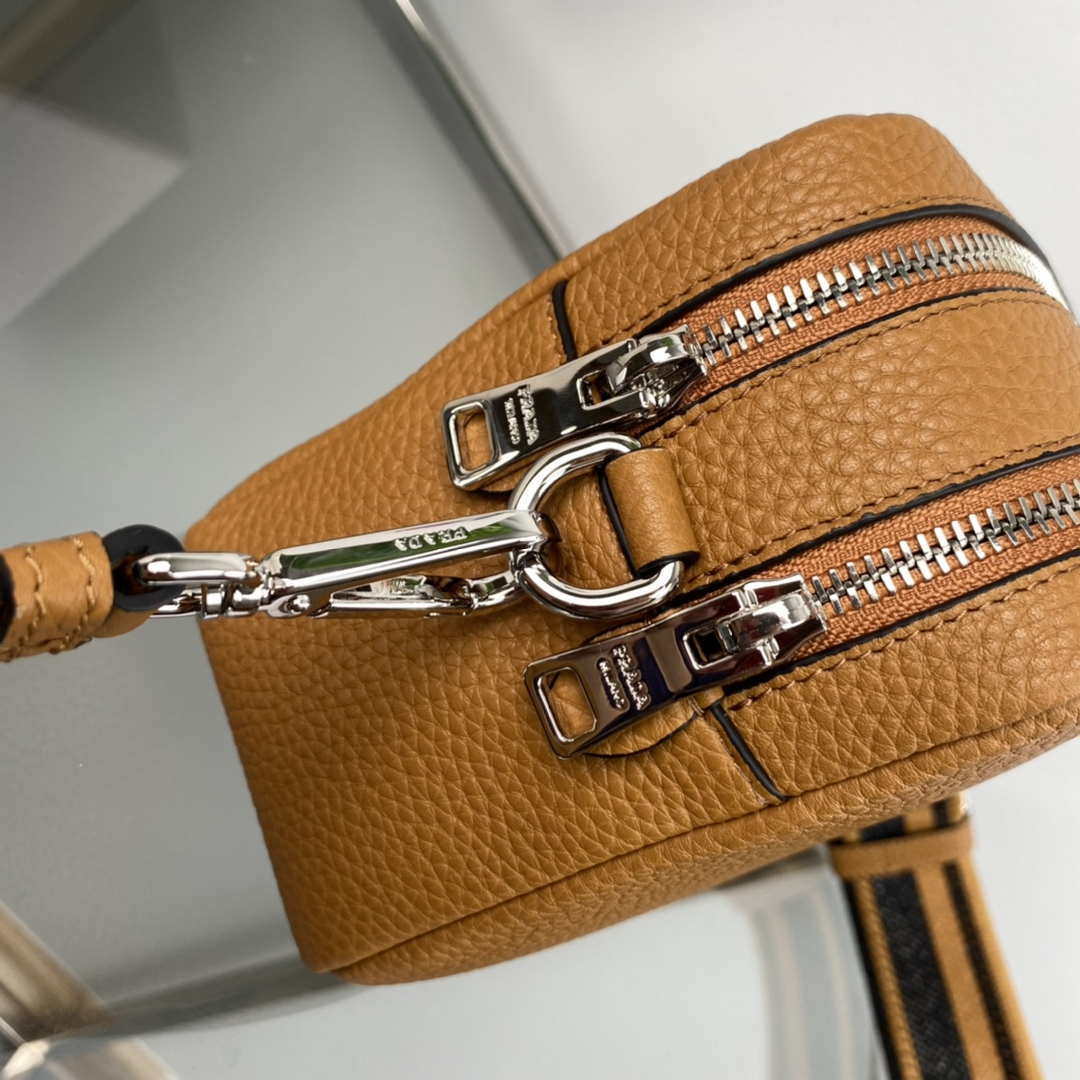 Prada Leather bag with shoulder strap 1BH082 Tan - Default Title - View 6