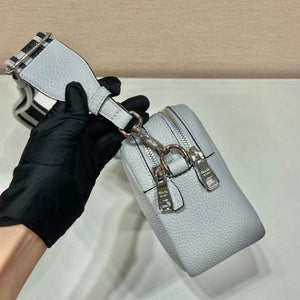 Prada Leather bag with shoulder strap 1BH082 White - Default Title - View 5