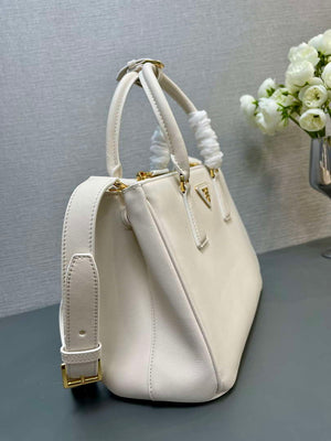 Prada Medium Prada Galleria Saffiano leather bag 1BA863 White - Default Title - View 3