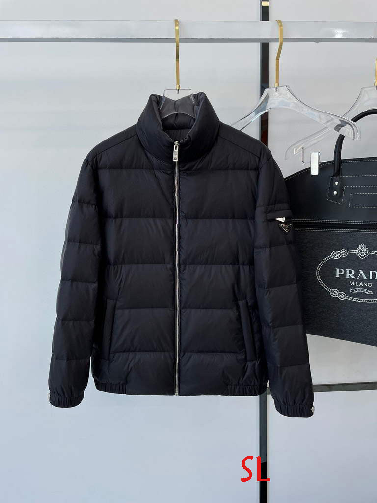 Prada Men's Down Jacket Prada Outerwear Coats Clothing P80031