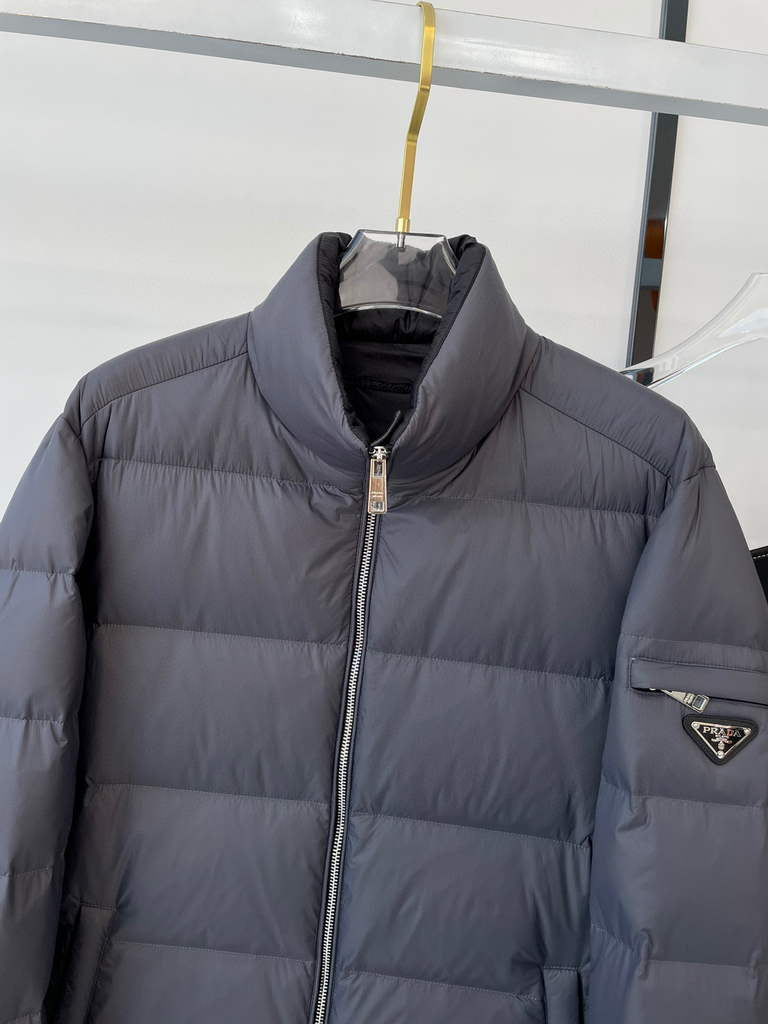 Prada Men's Down Jacket Prada Outerwear Coats Clothing P80030