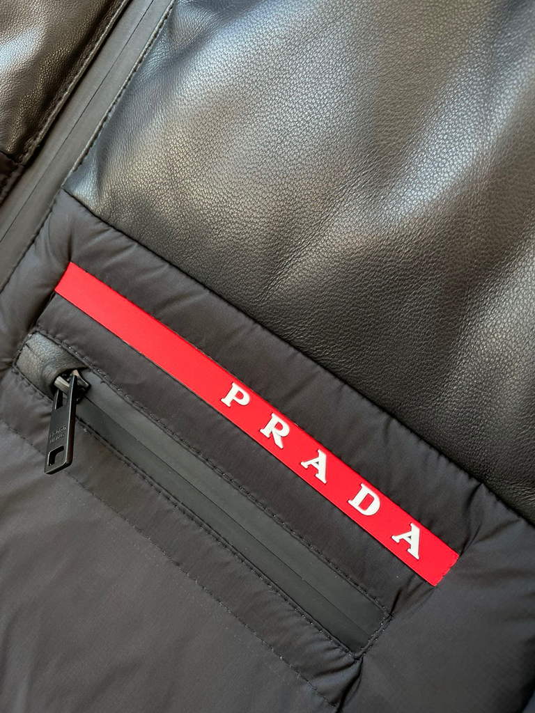 Prada Men's Down Jacket Prada Outerwear Coats Clothing P80033