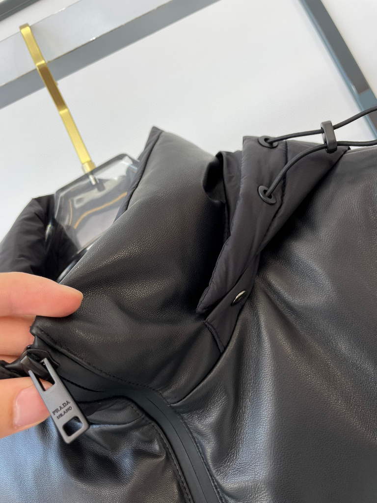 Prada Men's Down Jacket Prada Outerwear Coats Clothing P80033