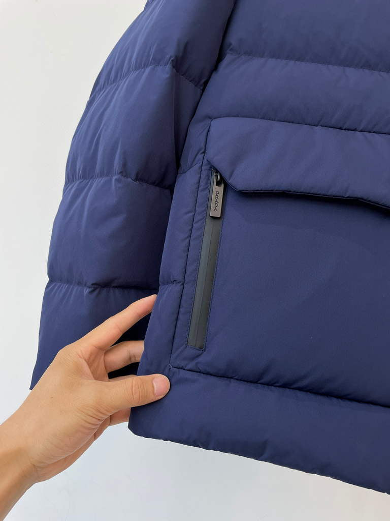 Prada Men's Down Jacket Prada Outerwear Coats Clothing P80034