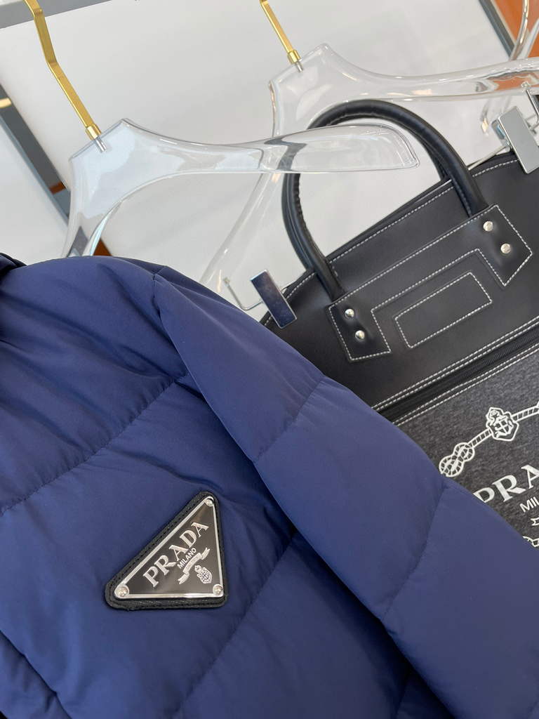 Prada Men's Down Jacket Prada Outerwear Coats Clothing P80034