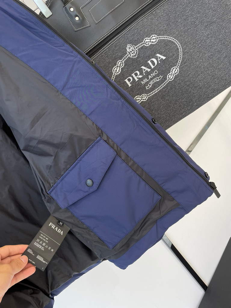 Prada Men's Down Jacket Prada Outerwear Coats Clothing P80034