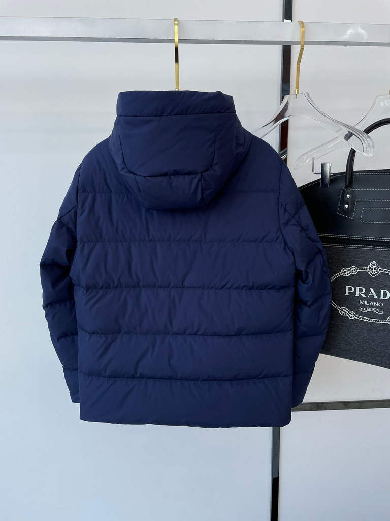 Prada Men's Down Jacket Prada Outerwear Coats Clothing P80034