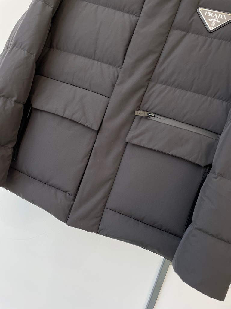 Prada Men's Down Jacket Prada Outerwear Coats Clothing P80035