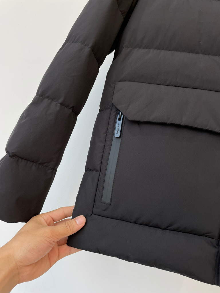 Prada Men's Down Jacket Prada Outerwear Coats Clothing P80035