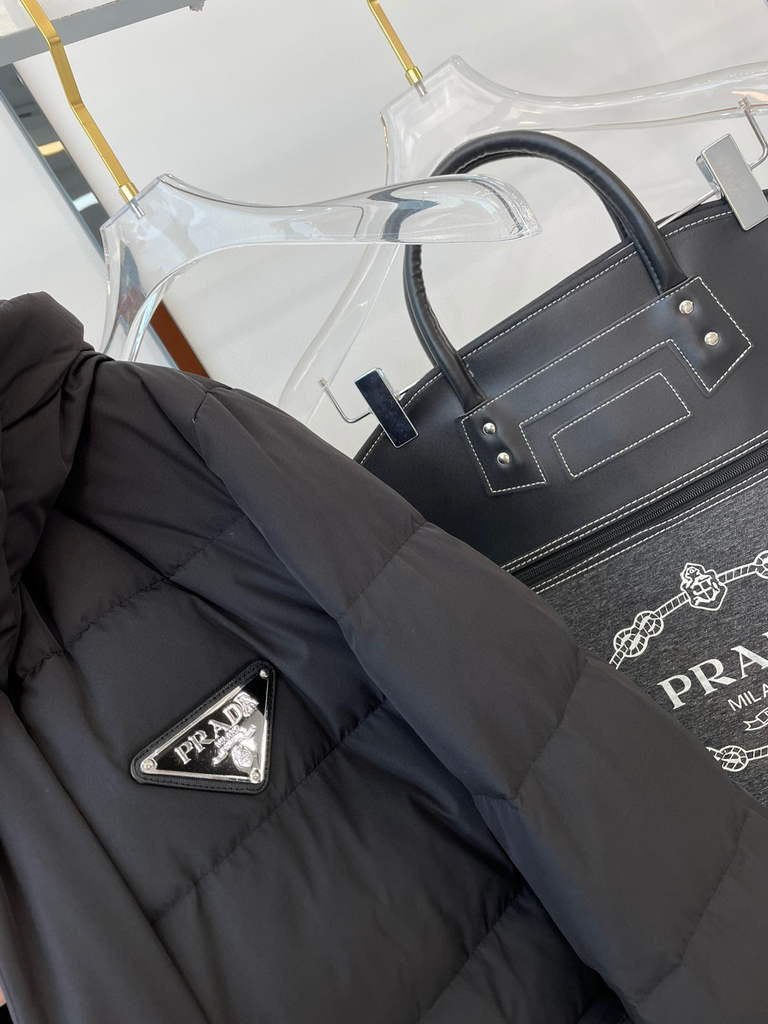 Prada Men's Down Jacket Prada Outerwear Coats Clothing P80035