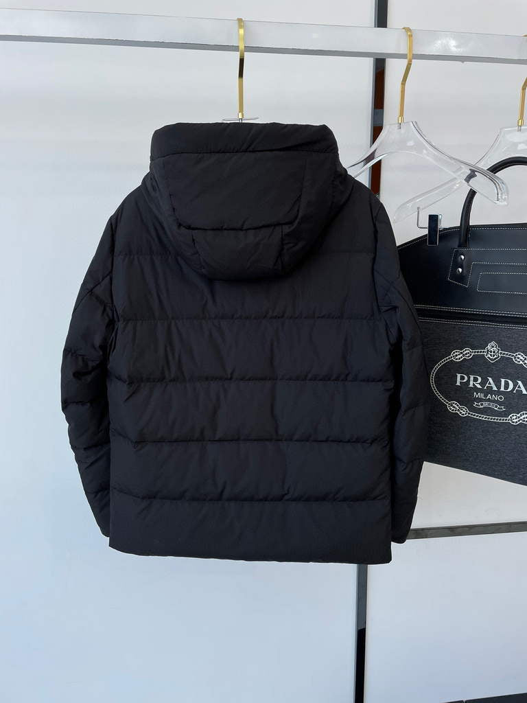 Prada Men's Down Jacket Prada Outerwear Coats Clothing P80035