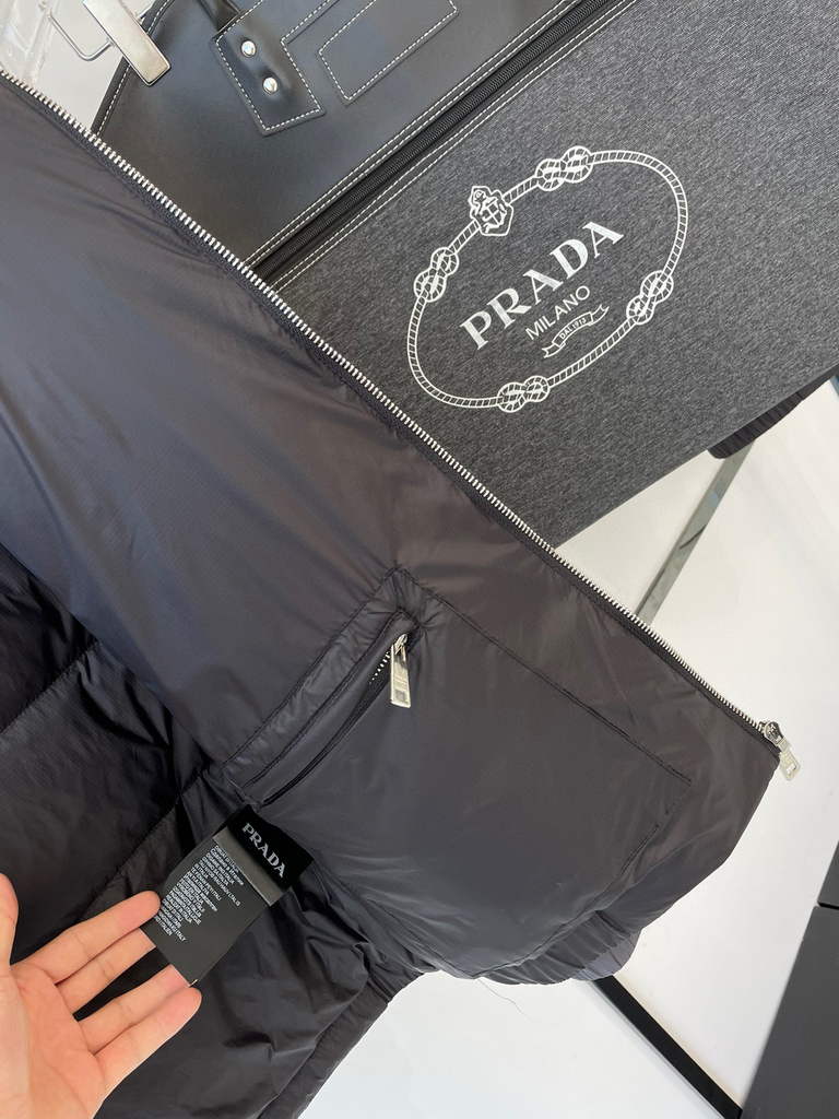 Prada Men's Down Jacket Prada Outerwear Coats Clothing P80030