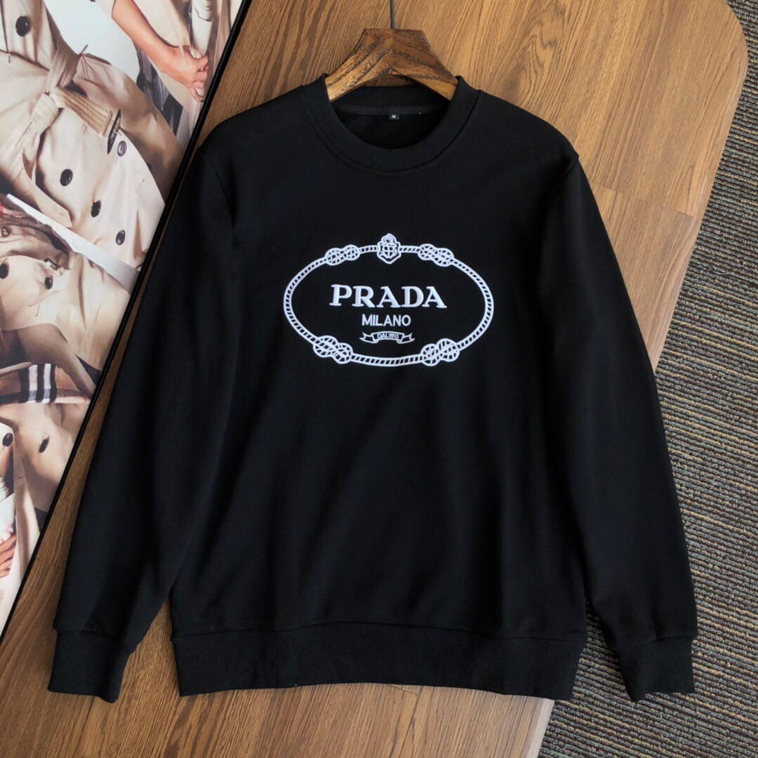 Prada Men's Hoodie Designer Prada Clothing P80097