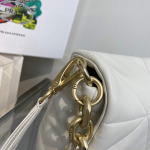 Prada Padded nappa leather shoulder bag 1BD306 Beige - Default Title - View 6