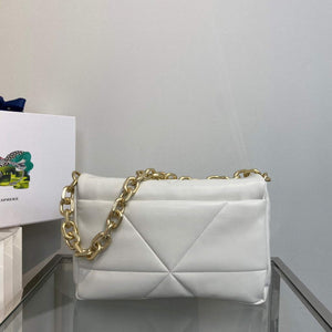 Prada Padded nappa leather shoulder bag 1BD306 Beige - Default Title - View 2