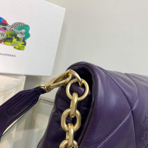 Prada Padded nappa leather shoulder bag 1BD306 Purple - Default Title - View 6