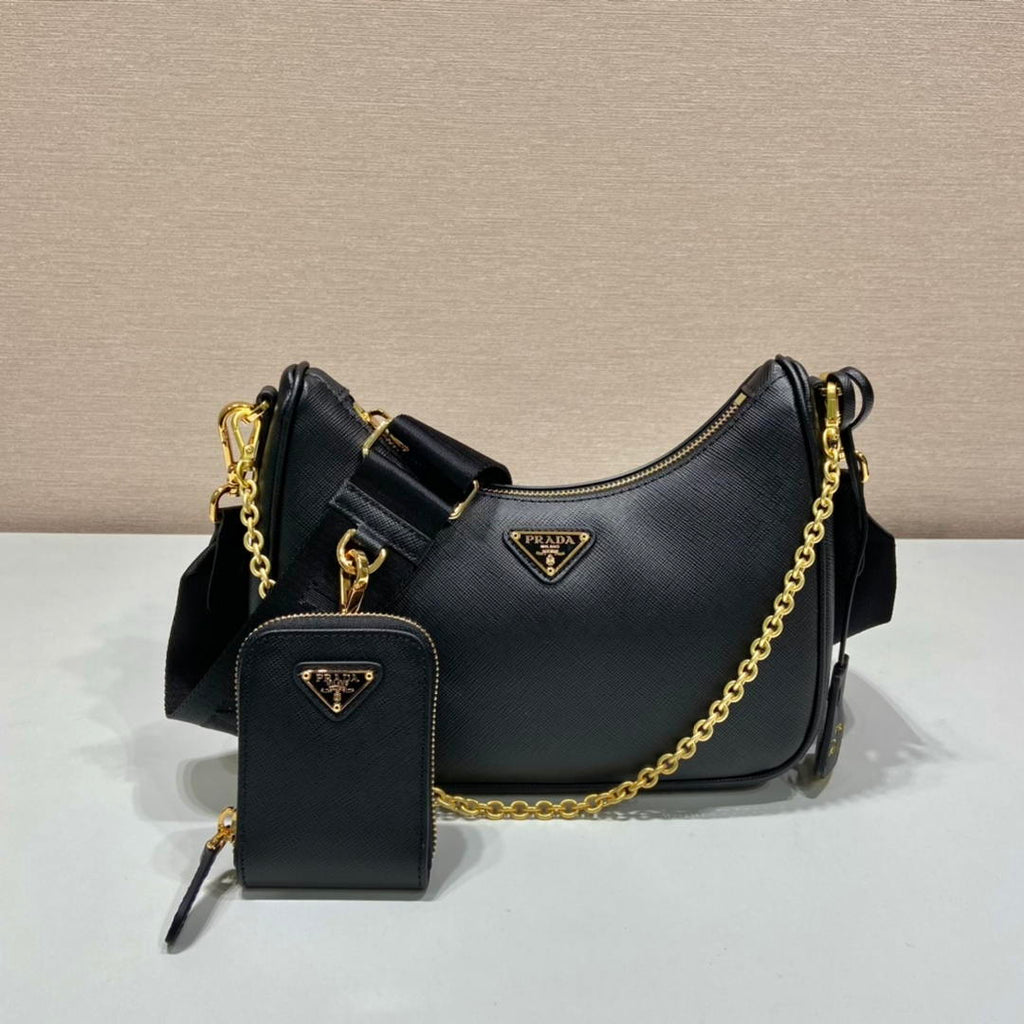 Prada Re-Edition 2005 Saffiano leather Bag 1BH204 in Black
