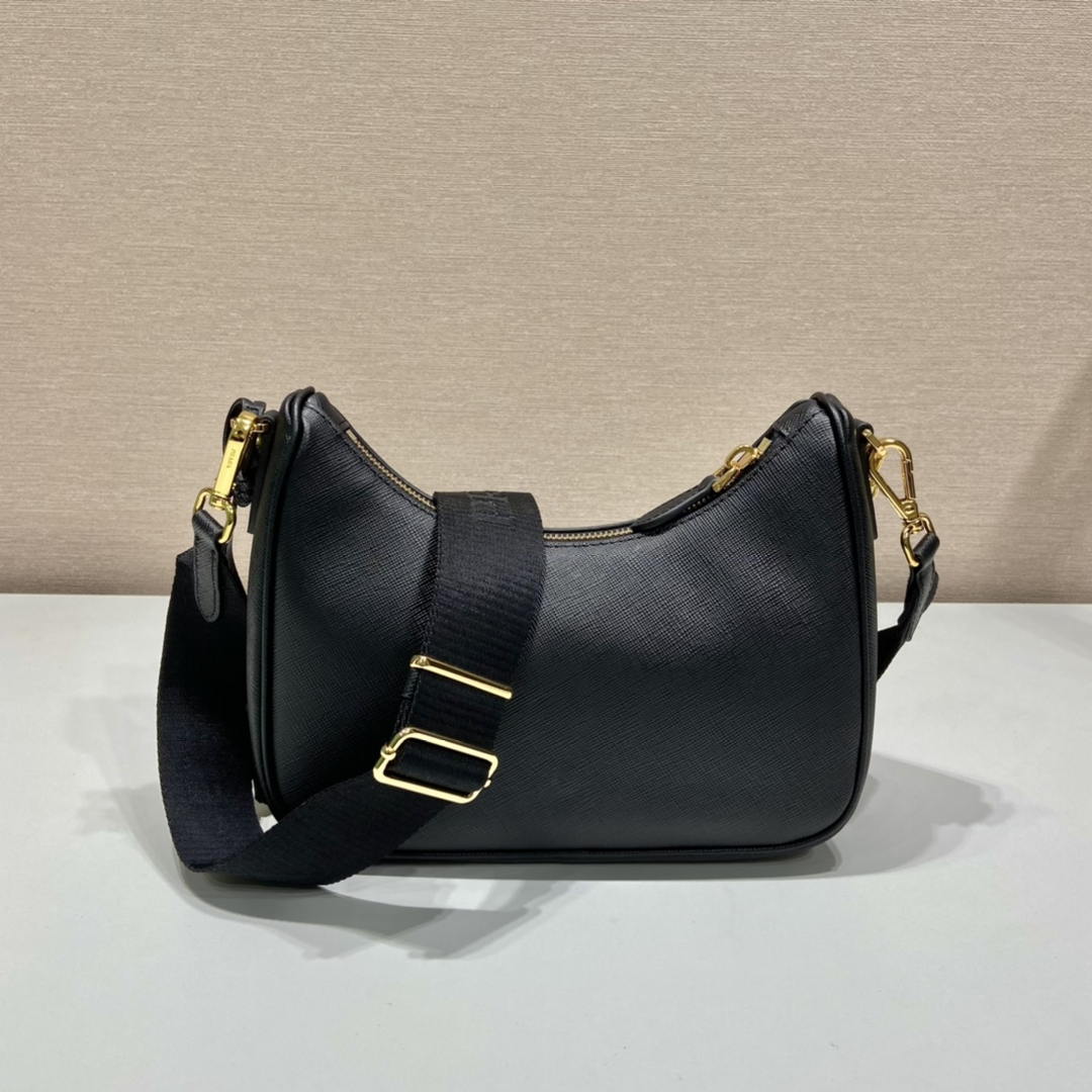 Prada Re-Edition 2005 Saffiano leather Bag 1BH204 in Black