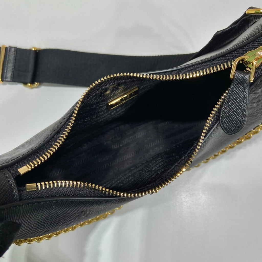 Prada Re-Edition 2005 Saffiano leather Bag 1BH204 in Black