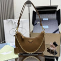 Prada Re-Edition Saffiano leather mini-bag 1BC204 Brown