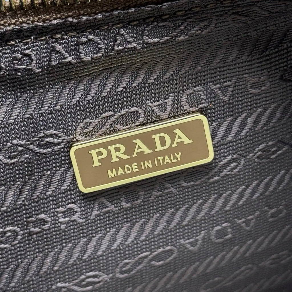 Prada Re-Edition Saffiano leather mini-bag 1BC204 Brown