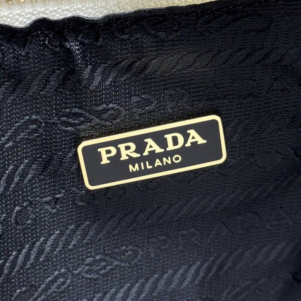 Prada Re-Edition Saffiano leather mini-bag 1BC204 White
