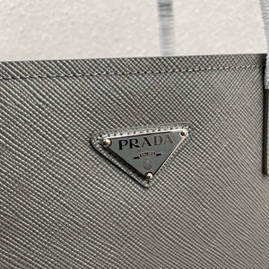 Prada Saffiano Leather 1BG342 Tote Gray - Default Title - View 4