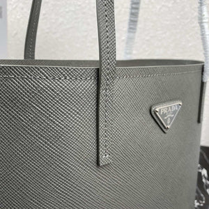 Prada Saffiano Leather 1BG342 Tote Gray - Default Title - View 6