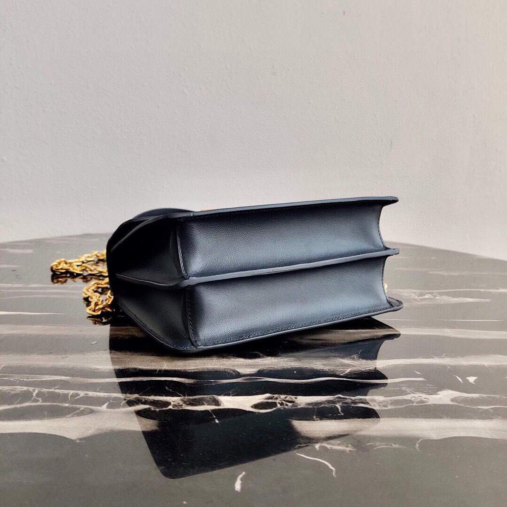 Prada Saffiano Leather Symbole Bag 1BN021 Black