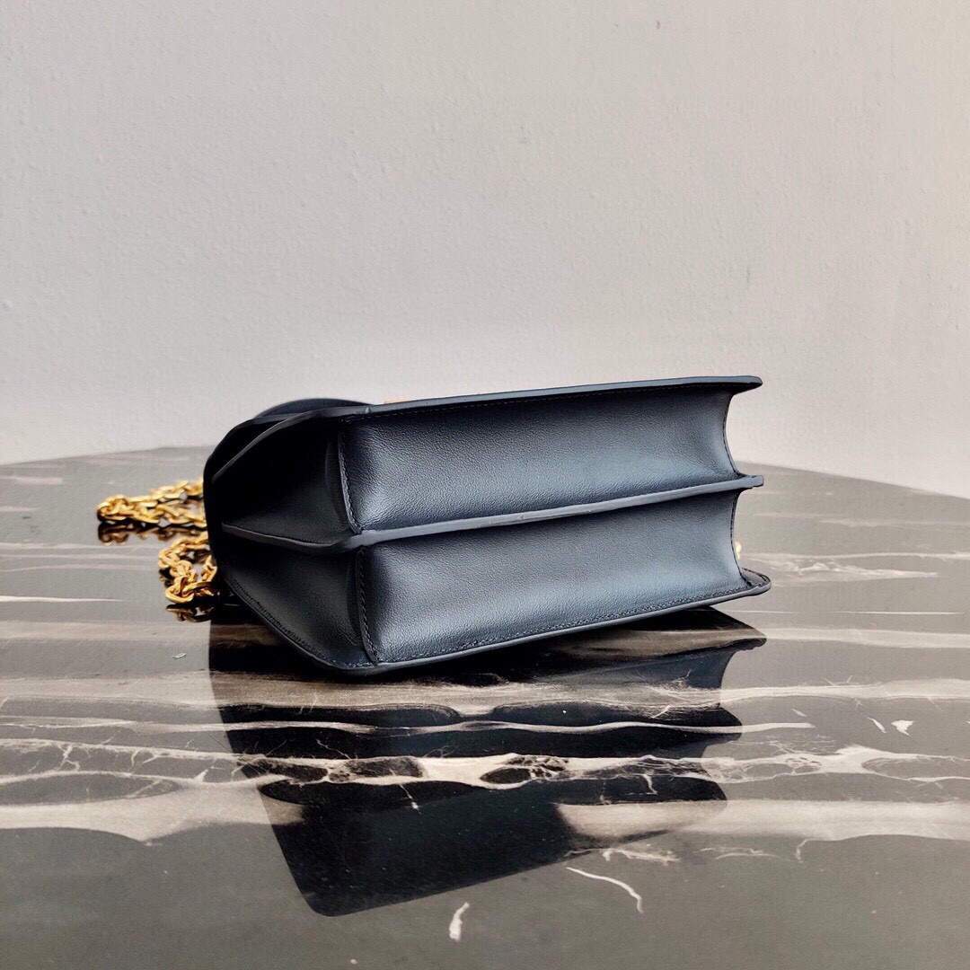 Prada Saffiano Leather Symbole Bag 1BN021 Black