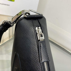 Prada Saffiano Prada Triangle bag 2VH155 Black - Default Title - View 7