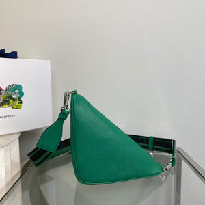 Prada Saffiano Prada Triangle bag 2VH155 Green - Default Title - View 3