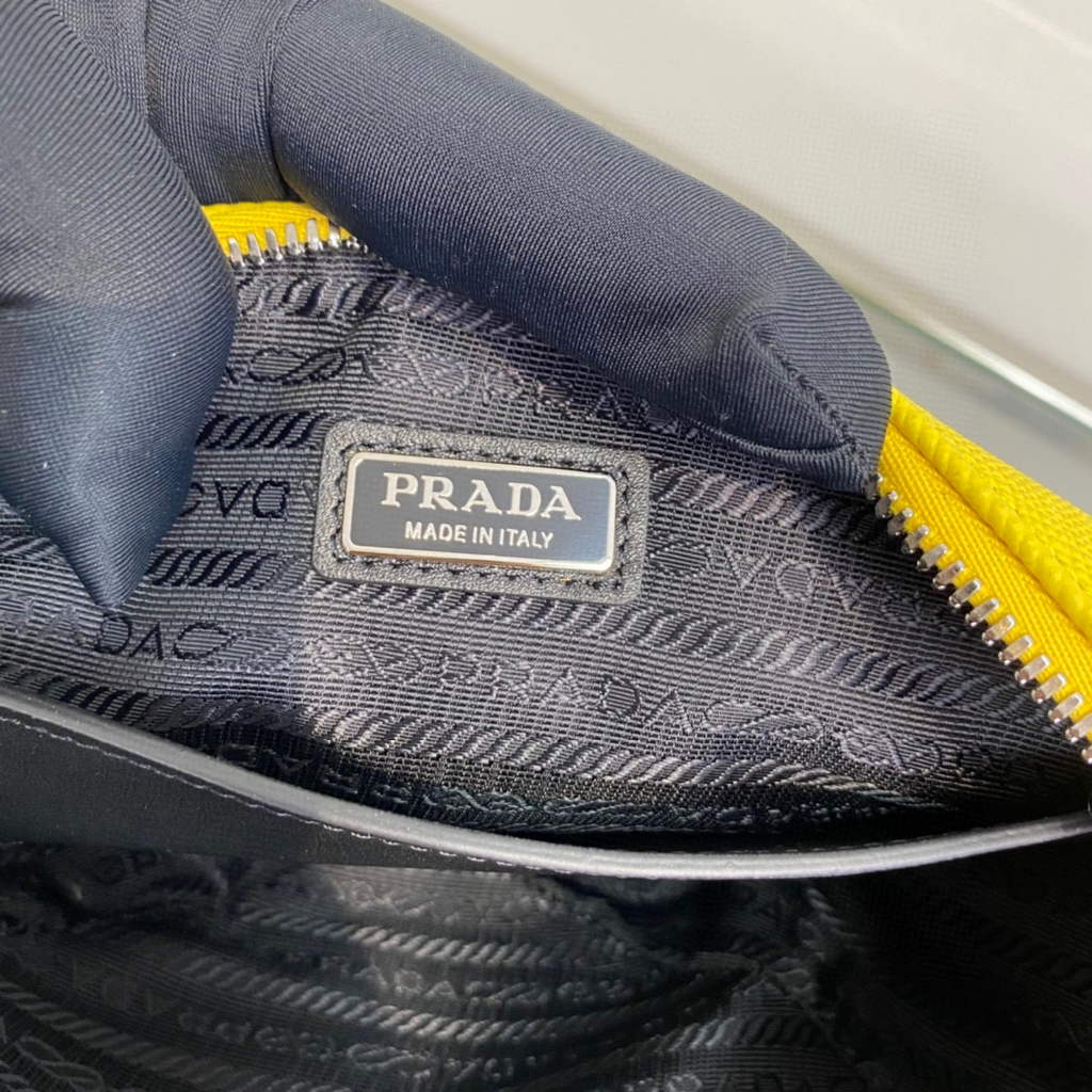 Prada Saffiano Prada Triangle bag 2VH155 Yellow