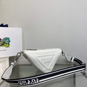 Prada Saffiano Prada Triangle bag 2VH155 White - Default Title - View 2