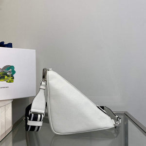 Prada Saffiano Prada Triangle bag 2VH155 White - Default Title - View 3