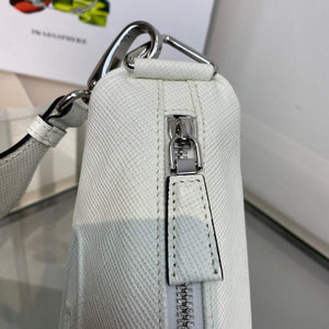 Prada Saffiano Prada Triangle bag 2VH155 White - Default Title - View 7